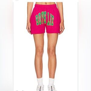 Boys Lie Pink Women's Shorts; worn once